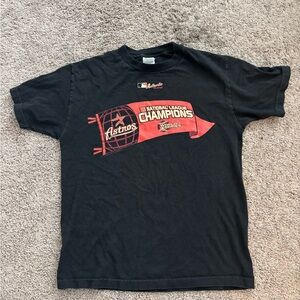 Majestic Black Astros Champions Tee